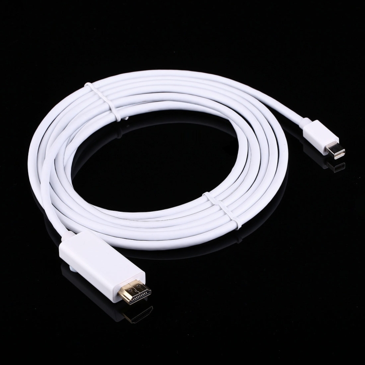 3m Mini DisplayPort Male to HDMI Male Adapter Cable 2 3m Mini DisplayPort Male to HDMI Male Adapter Cable - Image 2