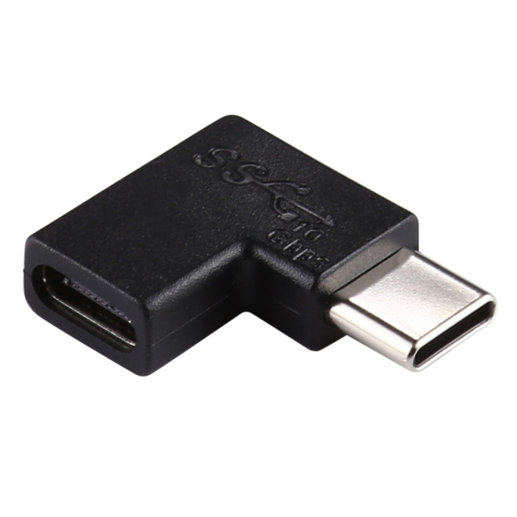 90 Degrees Right Angle USB-C / Type-C Female to Male Converter Adapter 1 90 Degrees Right Angle USB-C / Type-C Female to Male Converter Adapter