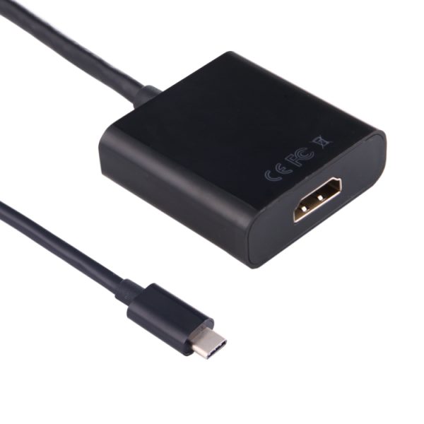 PC6303_2.jpg USB-C / Type-C 3.1 Male to HDMI female Adapter Cable, Length: About 10cm, For Galaxy S9 & S9 + & S8 & S8 + & Note 8 / HTC 10 / Huawei Mate 10 & Mate 10 Pro & P20 & P20 Pro / MacBook 12 inch / MacBook Pro