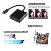 PC6303_4.jpg USB-C / Type-C 3.1 Male to HDMI female Adapter Cable, Length: About 10cm, For Galaxy S9 & S9 + & S8 & S8 + & Note 8 / HTC 10 / Huawei Mate 10 & Mate 10 Pro & P20 & P20 Pro / MacBook 12 inch / MacBook Pro