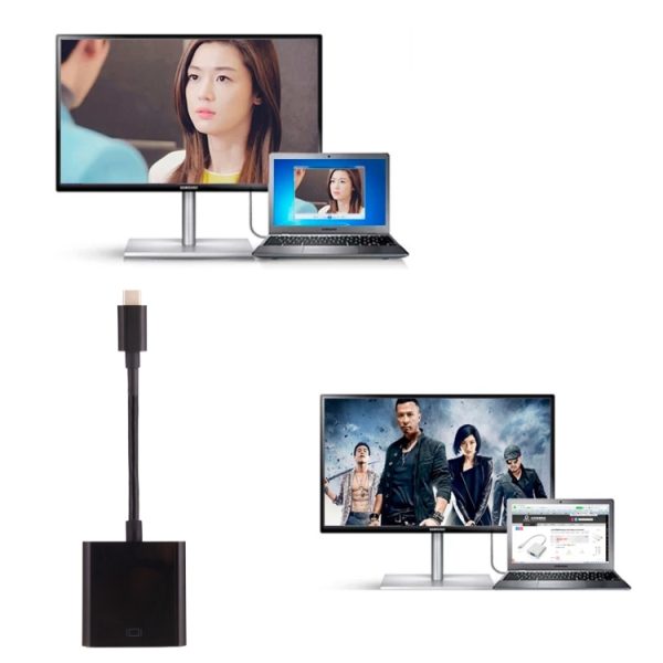 PC6303_5.jpg USB-C / Type-C 3.1 Male to HDMI female Adapter Cable, Length: About 10cm, For Galaxy S9 & S9 + & S8 & S8 + & Note 8 / HTC 10 / Huawei Mate 10 & Mate 10 Pro & P20 & P20 Pro / MacBook 12 inch / MacBook Pro