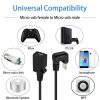 PC8723_5.jpg U-shaped Micro USB Male to Female Extension Cable