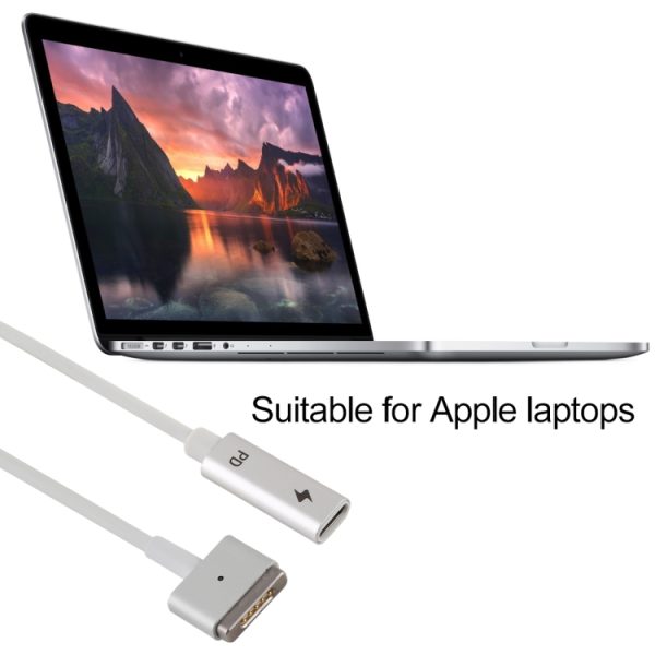 PC9059_3.jpg 5 Pin MagSafe 2 (T-Shaped) to USB-C / Type-C PD Charge Adapter