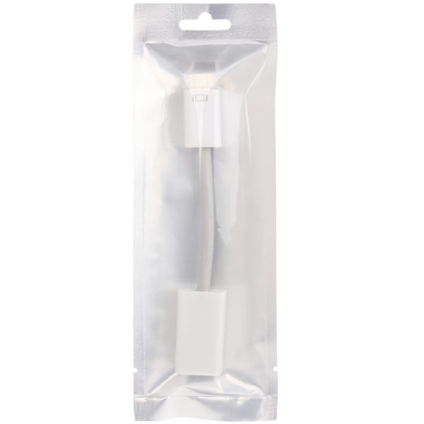 S-MAC-0214_3.jpg Mini DVI TO HDMI 19Pin Female Adapter for Macbook Pro(White)