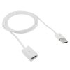 S-MAC-0217_2.jpg USB AM to AF Extender Extension Cable for Mac, Length: 1m(White)