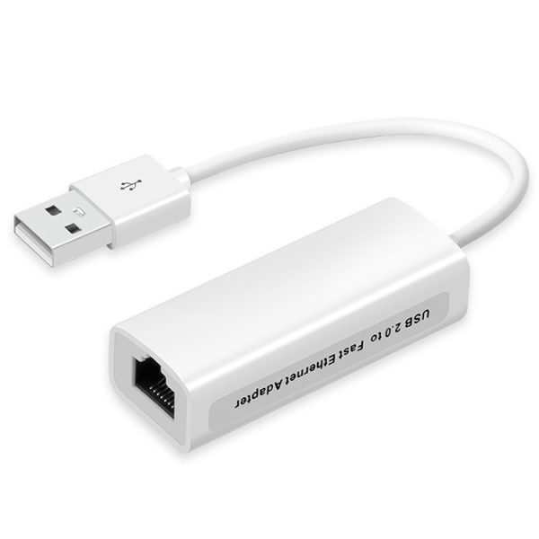 S-MAC-0232.jpg High Speed USB 2.0 Fast Ethernet Adapter(White)