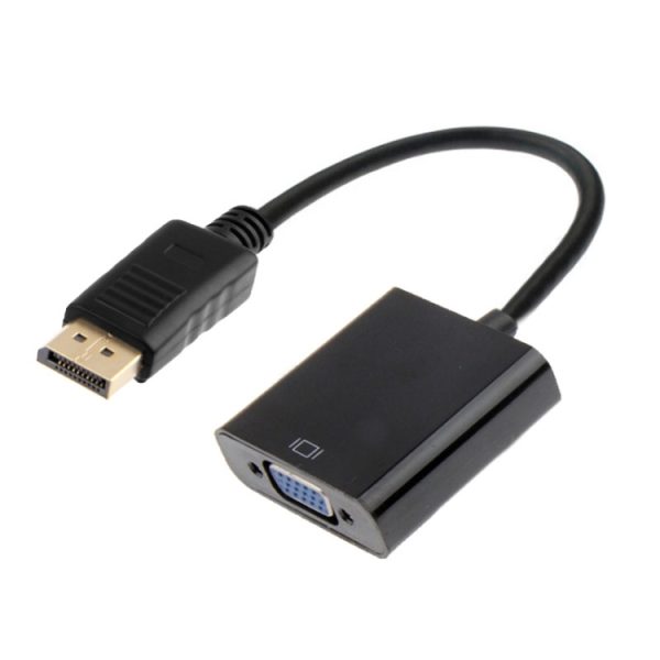 S-PC-0435.jpg DisplayPort Male to VGA Female Adapter(Black)