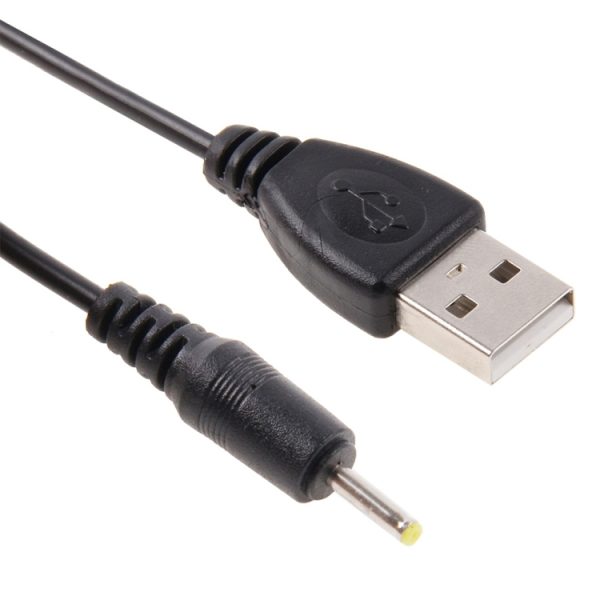 S-PC-05261_2.jpg USB to 2.5mm DC Charging Cable, Length: 65cm(Black)