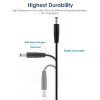 S-PC-0526_5.jpg USB DC Charging Cable, Length: 65cm(Black)