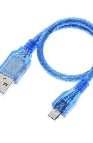 USB 2.0 to Micro USB Male Adapter Cable, Length: 30cm(Blue)