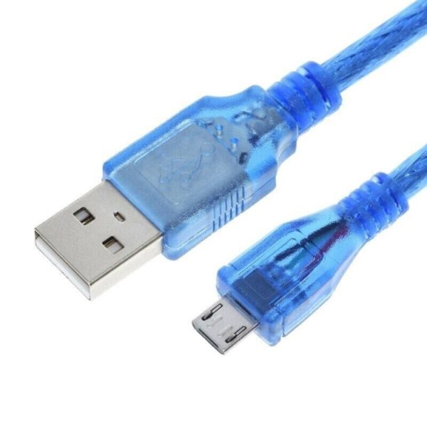 S-PC-1332_1.jpg USB 2.0 to Micro USB Male Adapter Cable, Length: 30cm(Blue)