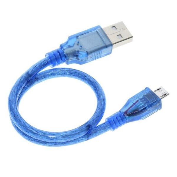 S-PC-1332_2.jpg USB 2.0 to Micro USB Male Adapter Cable, Length: 30cm(Blue)