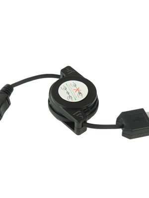 USB 2.0 to Micro USB Retractable Data Cable, Length: 10cm (Can be Extended to 75cm)