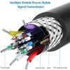 S-PC-3216_4.jpg 29cm 90 Degree Angle Micro USB to USB Data / Charging Cable