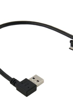 26cm 90 Degree Right Angle  USB 3.0 to 90 Degree Right Angle Micro 3.0 Data Cable for Galaxy Note III / N9000