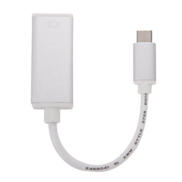 S-PC-9563S_2.jpg USB-C / Type-C 3.1 to Display Adapter Cable for MacBook 12 inch, Chromebook Pixel 2015, Nokia N1 Tablet PC, Length: About 10cm, Type-C 3.1