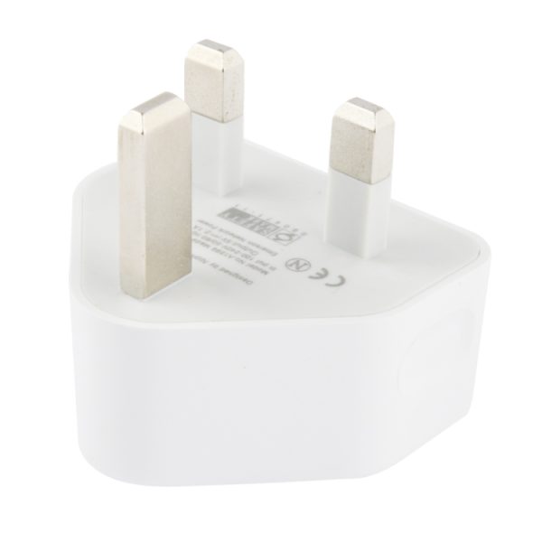 S-SCS-1004_2.jpg UK Plug 5V 2.1A Dual Port USB Charge Adapter(White)