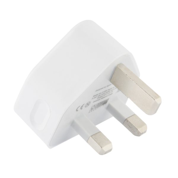 S-SCS-1004_3.jpg UK Plug 5V 2.1A Dual Port USB Charge Adapter(White)
