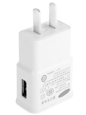 P208 5V 2.1A USB Charge Power Adapter, EU Plug, US Plug