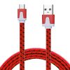 S-SCS-1398R.jpg 2m Woven Style Micro USB to USB Data / Charging Cable