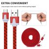 S-SCS-1398R_2.jpg 2m Woven Style Micro USB to USB Data / Charging Cable
