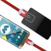 S-SCS-1398R_3.jpg 2m Woven Style Micro USB to USB Data / Charging Cable