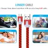 S-SCS-1398R_7.jpg 2m Woven Style Micro USB to USB Data / Charging Cable