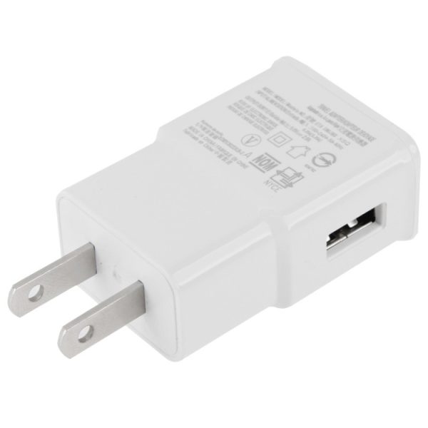 S-SCS-1753_1.jpg Micro 5 Pin USB Sync Cable + US Plug Travel Charger(White)