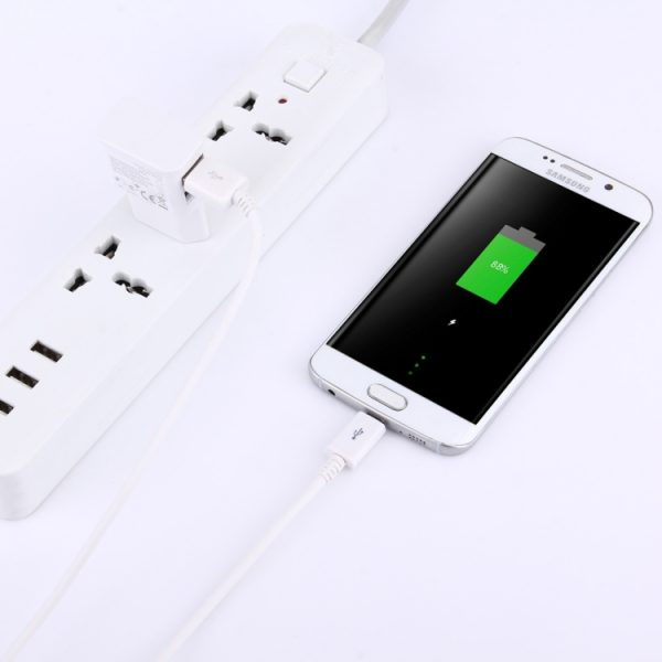 S-SCS-1753_6.jpg Micro 5 Pin USB Sync Cable + US Plug Travel Charger(White)