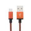 S-SCS-4591E-1.jpg 2m Woven Style Micro USB to USB 2.0 Data / Charger Cable