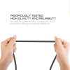 S-SCS-5934B_4.jpg 1m Woven Style Micro USB to USB 2.0 Data Sync Cable with LED Indicator Light