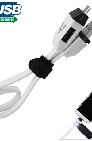OTG-Y-01 USB 2.0 Male to Micro USB Male + USB Female OTG Charging Data Cable for Android Phones / Tablets with OTG Function, Length: 30cm, Length: 30cm