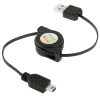 S-TC-0517.jpg USB Retractable Data & Charger Cable for Motorola V3 / Mobile Phone / MP3 / MP4 / Digital Camera / GPS, Length: 10cm (Can be Extended to 80cm), Black, USB 2.0 to Mini 5 Pin, USB 1.1 to Mini 5 Pin