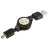 S-TC-0517_1.jpg USB Retractable Data & Charger Cable for Motorola V3 / Mobile Phone / MP3 / MP4 / Digital Camera / GPS, Length: 10cm (Can be Extended to 80cm), Black, USB 2.0 to Mini 5 Pin, USB 1.1 to Mini 5 Pin