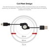 S-TC-0517_3.jpg USB Retractable Data & Charger Cable for Motorola V3 / Mobile Phone / MP3 / MP4 / Digital Camera / GPS, Length: 10cm (Can be Extended to 80cm), Black, USB 2.0 to Mini 5 Pin, USB 1.1 to Mini 5 Pin