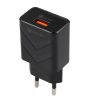 SAS1527B_1.jpg LZ-715 18W QC3.0 USB Single Port Fast Travel Charger, EU Plug, EU Plug