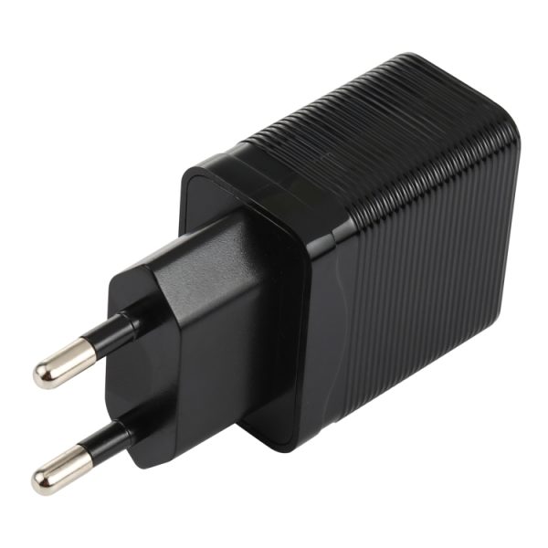 SAS1582B_2.jpg LZ-728 QC 3.0 USB + PD 20W USB-C / Type-C Fast Travel Charger, EU Plug, EU Plug
