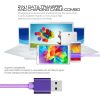 SAS3092P_7.jpg 3A Woven Style Metal Head Micro USB to USB Data / Charger Cable, Cable Length: 3m, 3m Micro USB