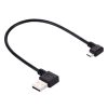 SAS3800_1.jpg 20cm USB 2.0 Left Turn Elbow to Micro USB Elbow Data Cable