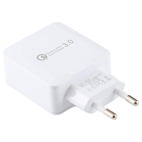 SAS3940.jpg LZ-041 Portable Smart Quick Charger 3.0, EU Plug(White)