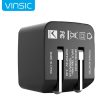 SAS3943_4.jpg Vinsic 12W 5V 2.4A Output Dual USB Wall Charger USB Charger Adapter