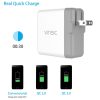 SAS3944_2.jpg Vinsic 36W Portable Dual-Port Quick Charger 3.0 Dual-Port USB Wall Charger Travel Adapter, For iPhone/iPad, Galaxy S7/S6/Edge/Plus, Mi5 etc, US Plug