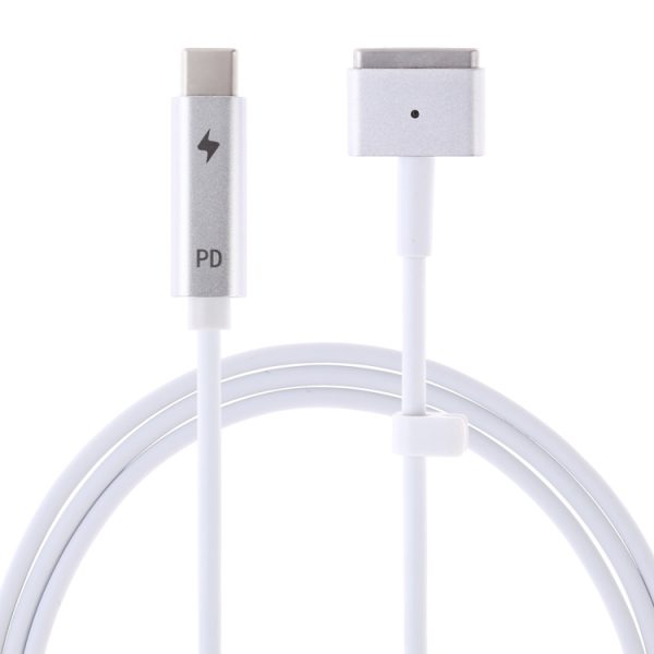 SAS4496W-1.jpg 85W 5 Pin MagSafe 2 (T-Shaped) to USB-C / Type-C PD Charging Cable, 85W MagSafe 2