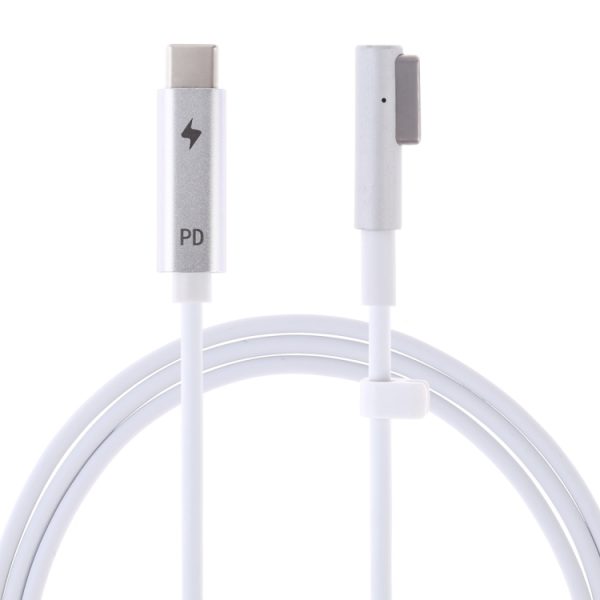 SAS4505W-1.jpg 85W 5 Pin MagSafe 1 (L-Shaped) to USB-C / Type-C PD Charging Cable, 85W MagSafe 1