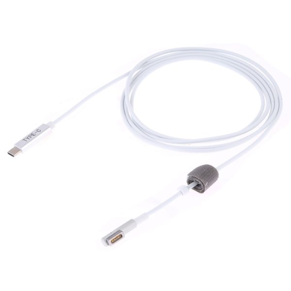 SAS4505W_3.jpg 85W 5 Pin MagSafe 1 (L-Shaped) to USB-C / Type-C PD Charging Cable, 85W MagSafe 1