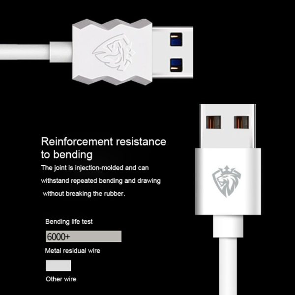 SAS5160_6.jpg Lenyes LC701 1.5m 2.4A Output USB to Micro USB PVC Data Sync Fast Charging Cable