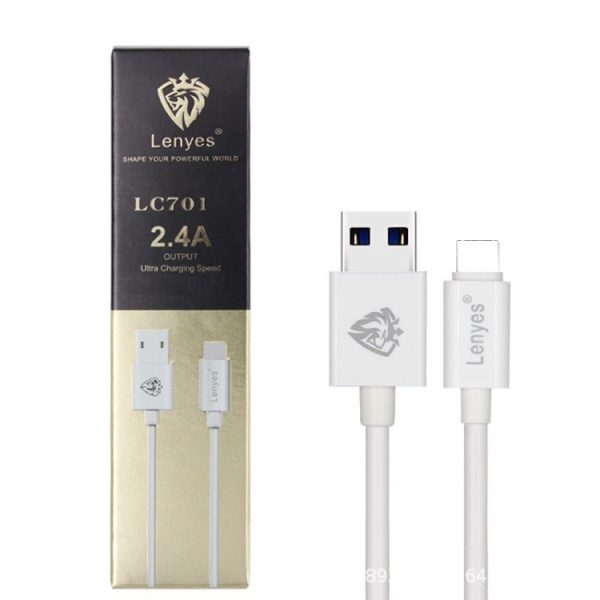 SAS5162_2.jpg Lenyes LC701 2m 2.0A Output USB to Micro USB PVC Data Sync Fast Charging Cable