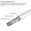 SAS5162_3.jpg Lenyes LC701 2m 2.0A Output USB to Micro USB PVC Data Sync Fast Charging Cable