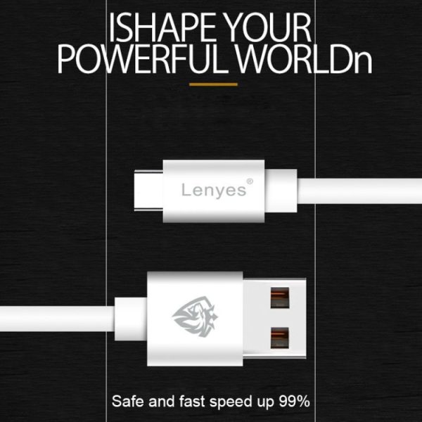 SAS5162_4.jpg Lenyes LC701 2m 2.0A Output USB to Micro USB PVC Data Sync Fast Charging Cable