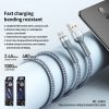 SAS6148_B2.jpg REMAX RC-124m 1m 2.4A USB to Micro USB Aluminum Alloy Braid Fast Charging Data Cable, Micro USB